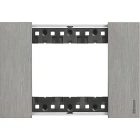 Рамка на 3 модулі Bticino Living Now KA4803ZG (італійський стандарт) сталь