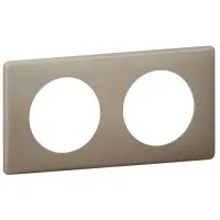 Рамка двомісна Legrand Celiane грей перкаль