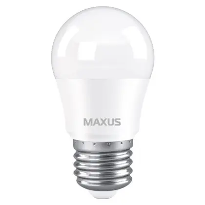 Світлодіодна лампа Maxus G45 7Вт 3000K 220В E27 (1-LED-745) Світлодіодна лампа Maxus G45 7Вт 3000K 220В E27 (1-LED-745)