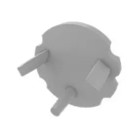 Заглушка Lumines для типу MICO без отвору сірий