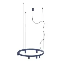 Люстра Nowodvorski 12283 Fourty Round GU10 R35+LED 7+6x10W+9W 3000K 710Lm IP20 синя