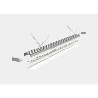 LED-профіль MLG врізний LT2610 з розсіювачем, 2 метра LED-профіль MLG врізний LT2610 з розсіювачем, 2 метра