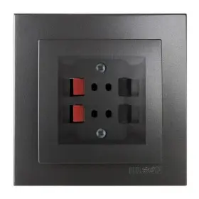 Розетка Nilson Touran антрацит аудіо стерео ( 24161050 )