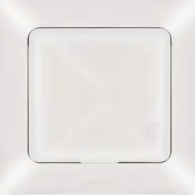 Розетка NE-AD ARAS 93-111-09 с з/к и крышкой кремовая