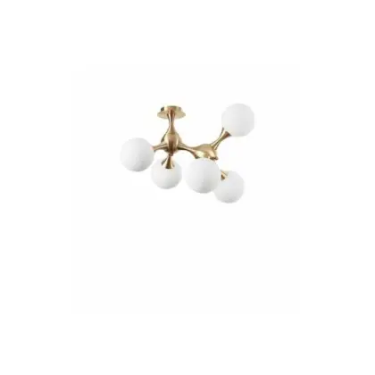Люстра Ideal Lux 241050 Nodi PL5 Ottone Satinato Люстра Ideal Lux 241050 Nodi PL5 Ottone Satinato