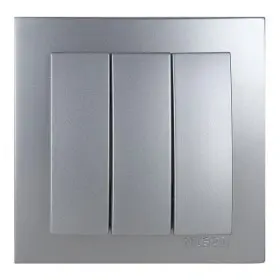 Выключатель Nilson Touran серебро 3кл ( 24131066 )