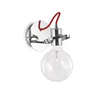 Бра, настінний світильник Ideal Lux 119427 Radio E27 1x60W IP20 хром