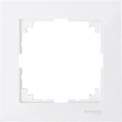 Одноместная рамка Schneider Electric M-PURE MTN4010-3619 полярно-белая