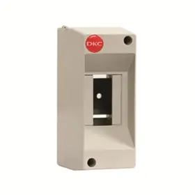 Щит настенный DKC Ram Base 2 модуля без дверей RAL 7035