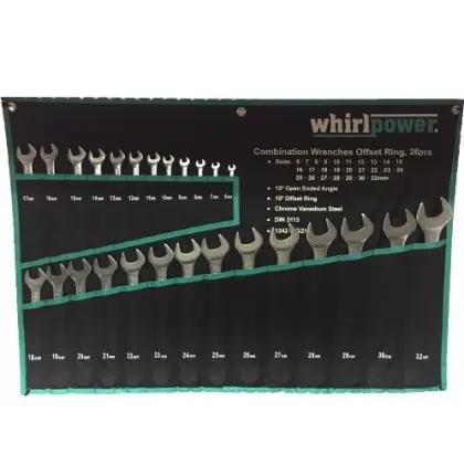 Набор комбинированных ключей Whirlpower 1638-1 E14 (23237) 10-32мм (14шт) Набор комбинированных ключей Whirlpower 1638-1 E14 (23237) 10-32мм (14шт)
