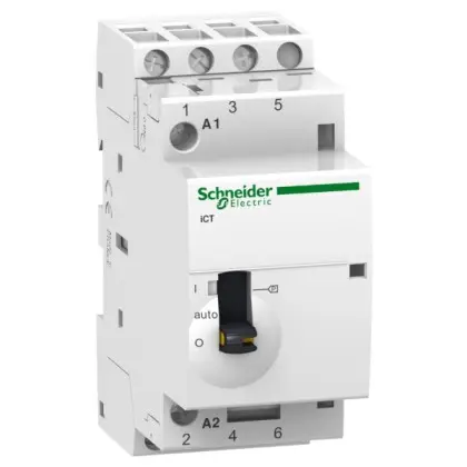 Контактор ICT 25A 3НО с ручным управлением Schneider Electric Контактор ICT 25A 3НО с ручным управлением Schneider Electric