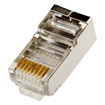 Коннектор TNSy RJ458P8C(А) FTP cat.5Е (TNSy5503256) Коннектор TNSy RJ458P8C(А) FTP cat.5Е (TNSy5503256)