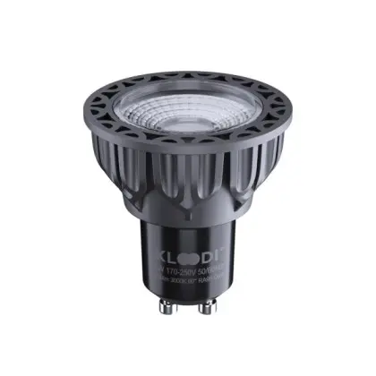 Светодиодная лампочка Kloodi KDGU10-QL 5WCOB 2.7K 60D BK DIM GU10 450Lm IP20