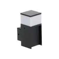 Вуличний світильник з розеткою Kanlux 38761 Dasten G9 1x11W IP44 антрацит