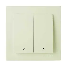 Выключатель Nilson Touran кремовый жалюзи 2кл ( 24121011 )