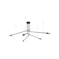 Люстра Nowodvorski 9127 Pile E27 5x60W IP20 Чорна