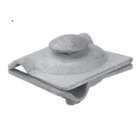 Універсальний з'єднувач заземлення струмопровідного прута DKC NG3103ZC Ø8мм з оцинкованої сталі