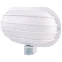 Настенный светильник E.Next e.sensor.lum.69.e27.white(белый) с датчиком движения 180° IP44 белый (s061026)