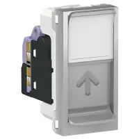 Одинарная компьютерная розетка Schneider Electric NU341430 RJ45 cat.6 UTP с полем для надписи 1М (алюминий) Одинарная компьютерная розетка Schneider Electric NU341430 RJ45 cat.6 UTP с полем для надписи 1М (алюминий)