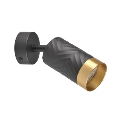 Светильник поворотный, спот Goldlux 323538 Arras GU10 1x10W IP20 Черный Светильник поворотный, спот Goldlux 323538 Arras GU10 1x10W IP20 Черный
