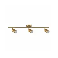 Світильник поворотний, спот Goldlux 327277 Goldi GU10 3x10W IP20 Золотий