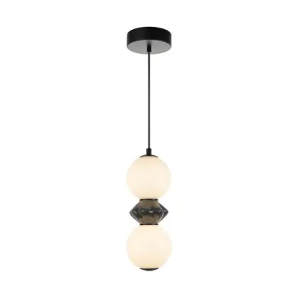 Подвесной светильник, люстра Italux PND-94921-2A-BK Balos LED 1x10W 3000K 1250Lm IP20 черный Подвесной светильник, люстра Italux PND-94921-2A-BK Balos LED 1x10W 3000K 1250Lm IP20 черный