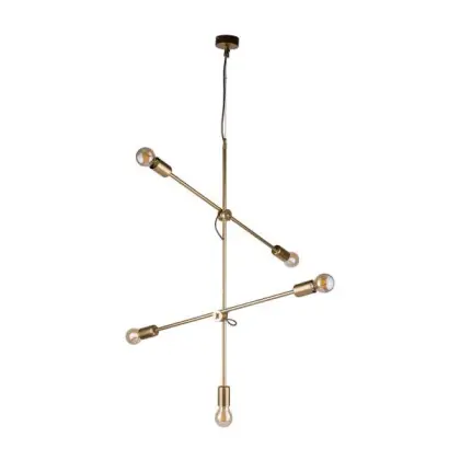Подвесной светильник Nowodvorski 39076 Sticks E27 5x60W IP20 Gold Подвесной светильник Nowodvorski 39076 Sticks E27 5x60W IP20 Gold