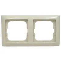Двухместная рамка ABB Basic 55 2512-92-507 (слоновая кость) Двухместная рамка ABB Basic 55 2512-92-507 (слоновая кость)