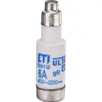 Запобіжник ETI 004311003 D01UQ6A/400V gR (50 kA) Запобіжник ETI 004311003 D01UQ6A/400V gR (50 kA)