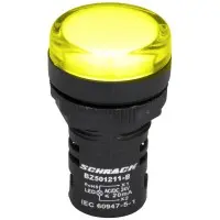 Жовтий LED індикатор Schrack BZ501211B 24В AC/DC Жовтий LED індикатор Schrack BZ501211B 24В AC/DC
