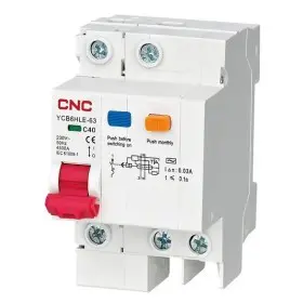 Дифференциальный выключатель CNC YCB6HLE 25А 1Р+N 4,5кА 30мА (Б00030456)