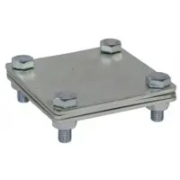 Соединитель «полоса/полоса» с раздельной пластиной DKC NG3105 80х70мм из стали горячего цинкования