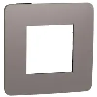 Однопостовая рамка Schneider Electric NU280217 (шоколад/антрацит) Однопостовая рамка Schneider Electric NU280217 (шоколад/антрацит)