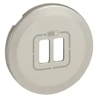 Панель розетки 2хUSB Legrand Celiane титан
