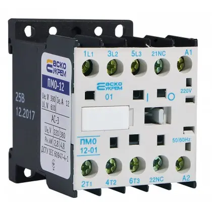 Миниконтактор Аско-Укрем ПМ 0-12-01 M7 220В LC1-K1201 (A0040010040) Миниконтактор Аско-Укрем ПМ 0-12-01 M7 220В LC1-K1201 (A0040010040)
