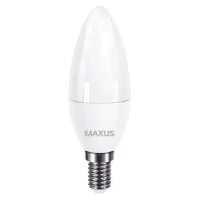 Світлодіодна лампа свічка Maxus C37 5Вт 3000K 220В E14 (1-LED-731)