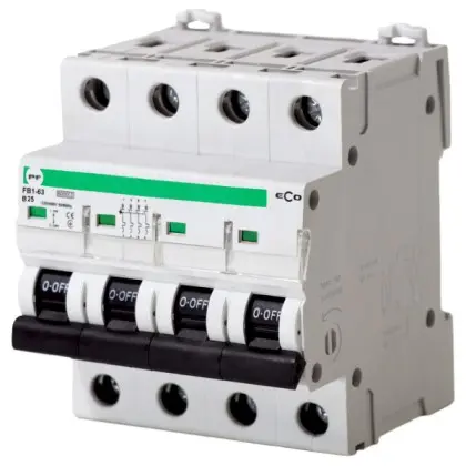 Автоматический выключатель Promfactor ECO FB1-63 4P B 25A 6кА (FB1B4025)
