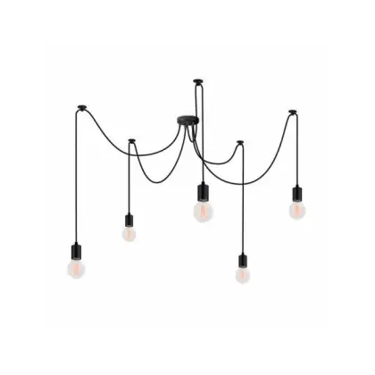 Люстра паук ElectroGurt Spider E27 5x60W IP20 Черная Люстра паук ElectroGurt Spider E27 5x60W IP20 Черная