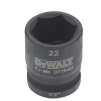 Ударная торцевая головка DeWALT DT7540 Impact 22мм Ударная торцевая головка DeWALT DT7540 Impact 22мм