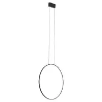 Люстра Nowodvorski 10811 Circolo LED M 1x21W 3000K 660Lm IP20 чорна
