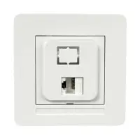 Розетка Nilson Selene біла комп'ютерна CAT5e RJ45 ( 23111044 )