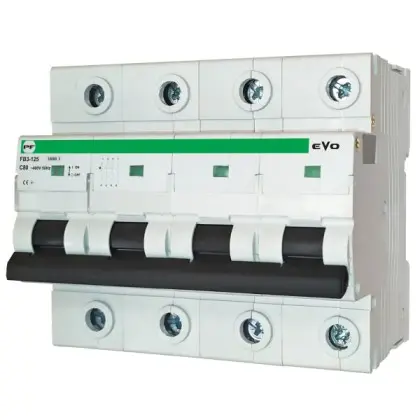 Автоматический выключатель Promfactor EVO FB3-125 4P C 80A 15кА (FB3C4080)