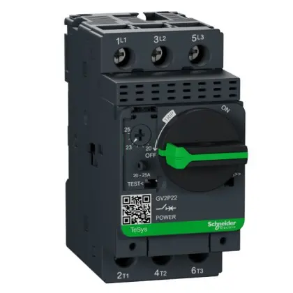 Автомат защиты двигателя Schneider Electric GV2P22 20-25 с комбинированным расцеплением