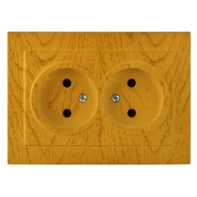 Розетка Nilson Touran дуб 2-я без заземления ( 24251024 )