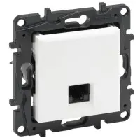 Механизм розетки компьютерной RJ-45 UTP Cat.5e Legrand Niloe Step белый