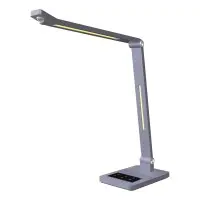 Светильник настольный LED HILTON 10W 3000-6500К серый металлик Violux ( 530601 )