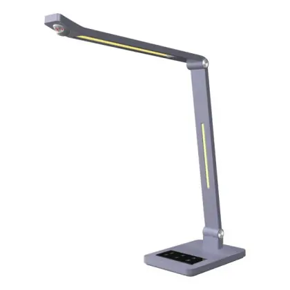 Светильник настольный LED HILTON 10W 3000-6500К серый металлик Violux ( 530601 )