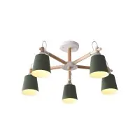 Люстра Varda PL-0002512 5 Mix E27 5x40W IP20 зеленая