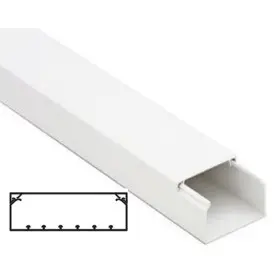 Короб із напрямними In-Liner, 200x80, довжина 2м, колір білий, DKC