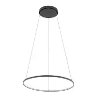 Люстра Nowodvorski 10812 Circolo LED M 1x21W 3000K 660Lm IP20 чорна